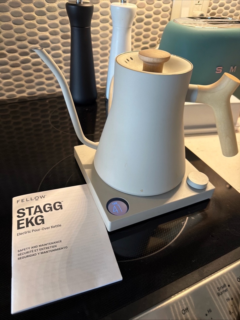 Stagg EKG Electric Pour-Over Kettle in Matte White